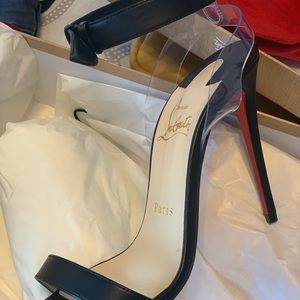 Christian Louboutin-black Jonathan sandal